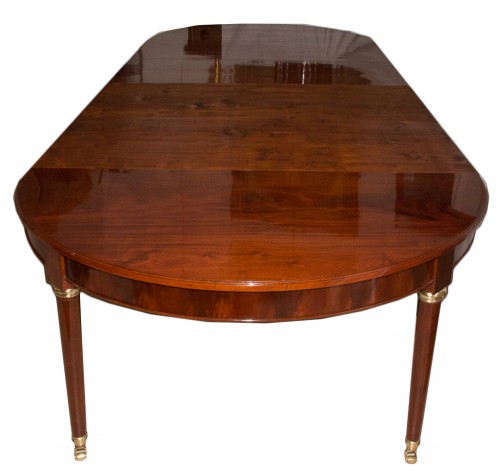 Table de salle à manger en acajou époque Directoire - Directoire