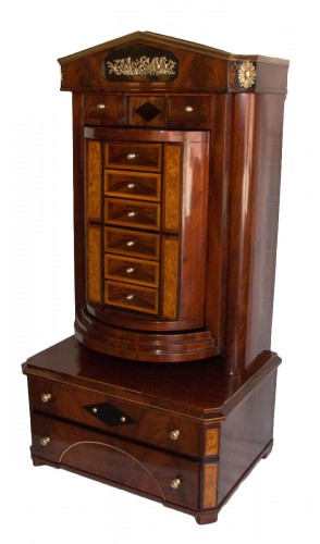 Cabinet de maîtrise à système Epoque Biedermeier 1815-1848