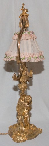Luminaires Lampe - Lampe de salon en bronze époque Napoléon III - Maurice Thibault Paris