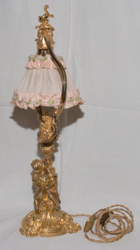 Lampe de salon en bronze époque Napoléon III - Maurice Thibault Paris - Napoléon III