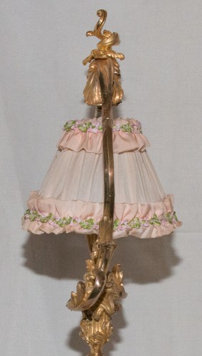 Antiquités - Lampe de salon en bronze époque Napoléon III - Maurice Thibault Paris