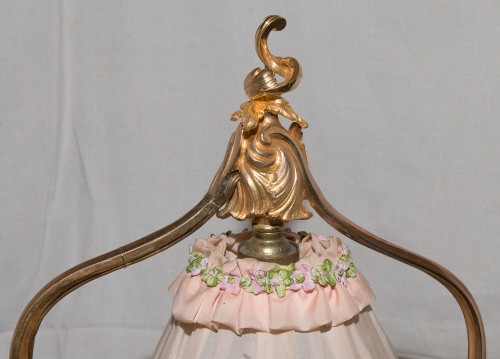 Antiquités - Lampe de salon en bronze époque Napoléon III - Maurice Thibault Paris