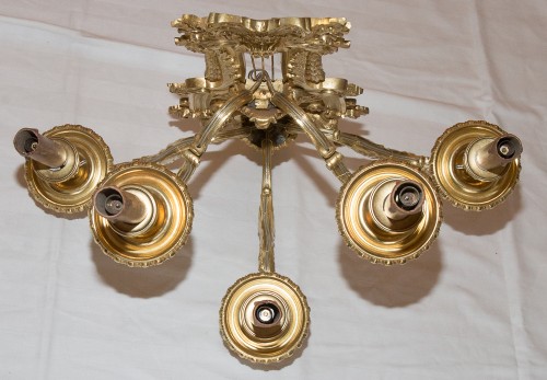 Pair of Napoleon III period bronze wall lights Signed Henri Picard - Napoléon III