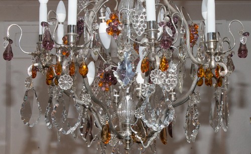 Lustre cage circa 1920 Maison Baguès - Galerie Lauretta