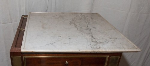 Antiquités - Barbière en acajou époque Louis XVI estampillée F SCHEY
