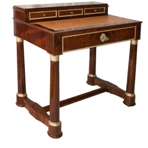 Bureau à gradin en acajou époque Empire - Mobilier Style Empire