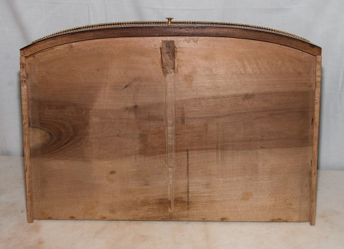 Antiquités - Louis XVI Half moon mahogany console
