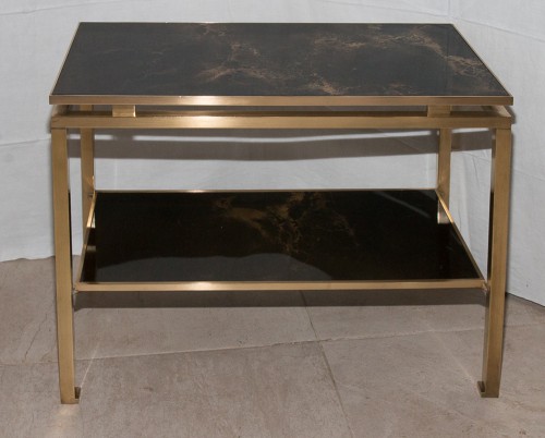 Pair of sofa ends tables by Guy LEFEVRE  for JANSEN circa 1970 - Furniture Style 50