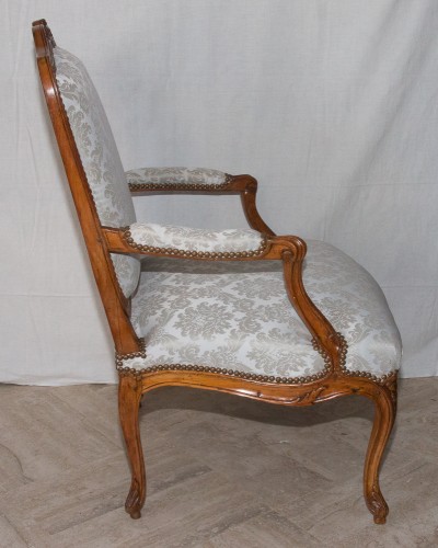Seating  - Armchair with flat back, Louis XV period