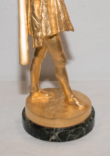  - Ménestrel en bronze doré - E Frémiet (1824-1910)