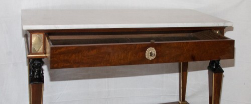 XIXe siècle - Console en acajou époque Consulat