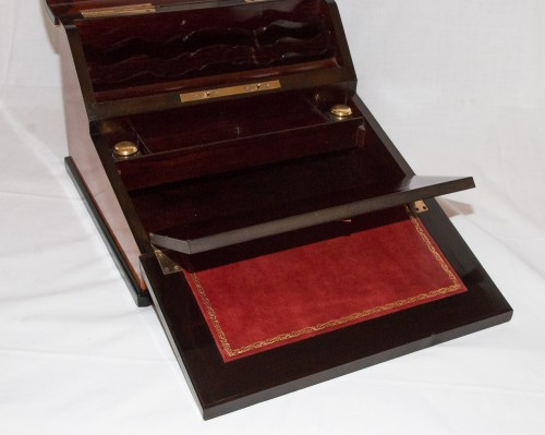 Decorative Objects  - Paul Sormani - Marquetry writing desk circa 1860