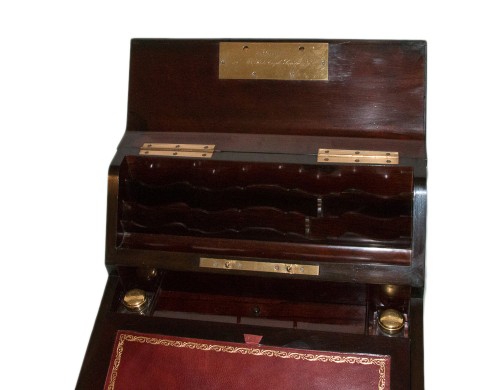 Antiquités - Paul Sormani - Marquetry writing desk circa 1860