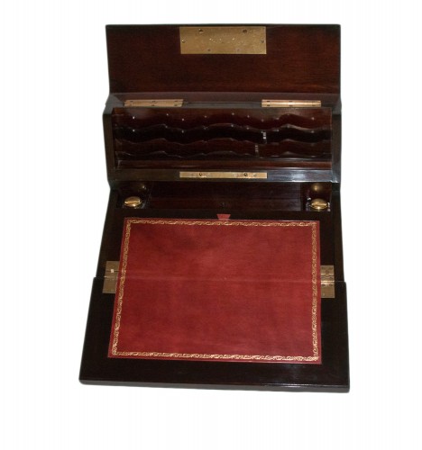 Antiquités - Paul Sormani - Marquetry writing desk circa 1860