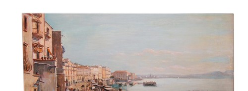 Naples Santa Lucia – Giacinto Gigante 1806-1876 - 