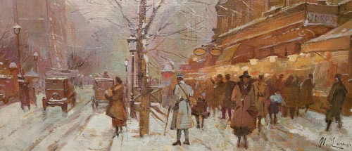 Porte de Saint Denis - Eugène Galien Laloue (1854-1941) - Galerie Lauretta