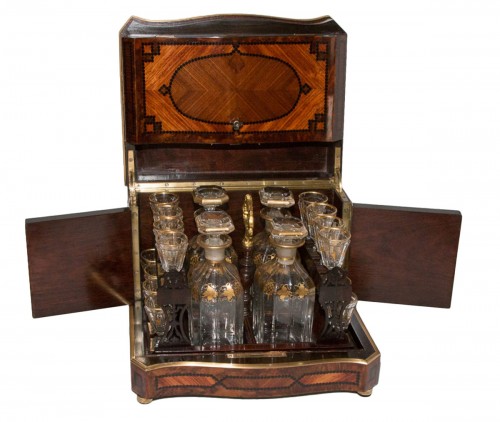 A Napoleon II Liquor cabinet in signed TAHAN