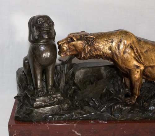 Bronze « Dans les ruines » Georges GARDET (1863-1939) - Sculpture Style 