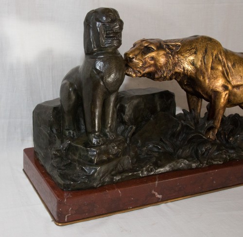 Bronze « Dans les ruines » Georges GARDET (1863-1939) - Galerie Lauretta