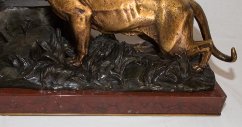 XIXe siècle - Bronze « Dans les ruines » Georges GARDET (1863-1939)