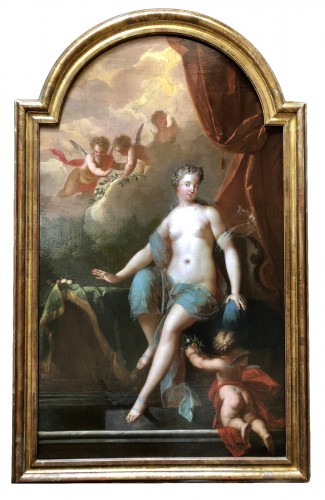 Portrait présumé de Mademoiselle de Blois en venus - Attribué à Pierre Gobert (1662-174)4