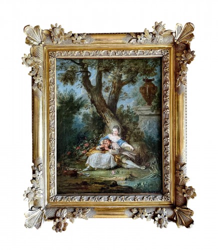 Le tendre repos, attribué à Jean Frédéric Schall, (1752-1825) 