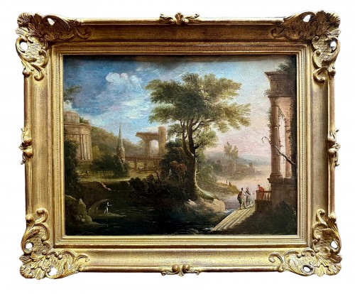 Antique landscape - Pierre Antoine Patel (1648-1707)