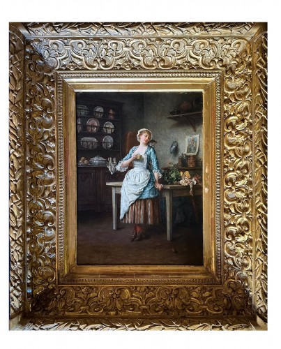 Jeanne Fichel (1849 -1906) - The kitchen girl