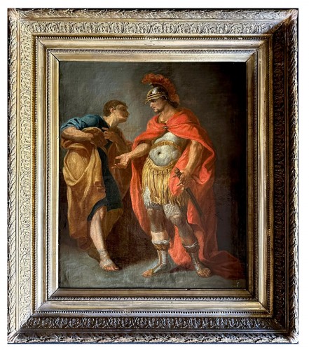 Alexandre le grand et le philosophe, École française vers 1700