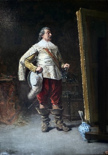 L’amateur de peinture - Charles Pecrus (1826-1907)
