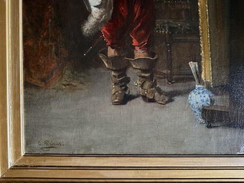 XIXe siècle - L’amateur de peinture - Charles Pecrus (1826-1907)