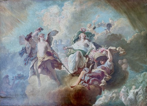 Le couronnement de flore d'après Antoine- François Callet (1741-1823)
