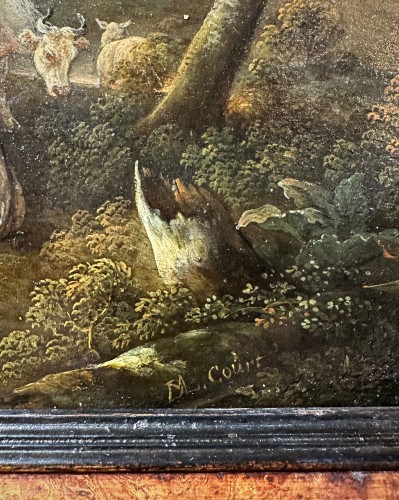 XVIIe siècle - Pastorale, Martinus de la court  (1640-1710)