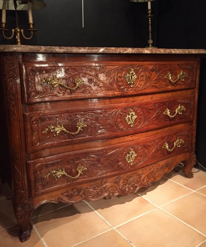 Mobilier Commode - Commode "aux béliers" d’époque Louis XV