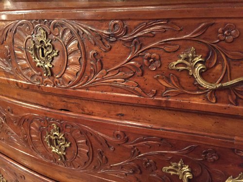 Commode "aux béliers" d’époque Louis XV - Louis XV