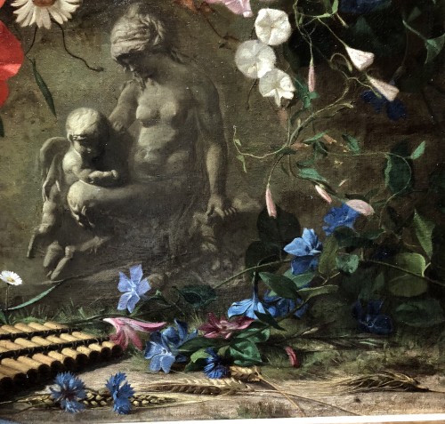 Nature morte aux faunes - Henri Andrieu - Tableaux et dessins Style Napoléon III