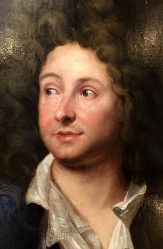 Portrait présumé de charles Perrault - Tableaux et dessins Style Louis XIV
