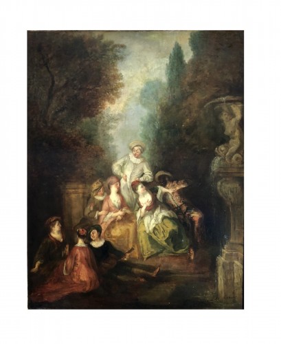 Jeux galants, entourage de Nicolas Lancret (1690-1743)