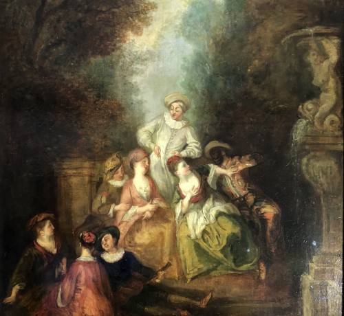 Paintings & Drawings  - Jeux galants (entourage de Nicolas Lancret (1690-1743)