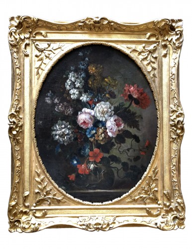 Composition florale - Cornelis Lens (1713-1770)