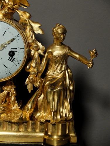 Louis XVI period clock with the allegory of marriage  - Louis XVI