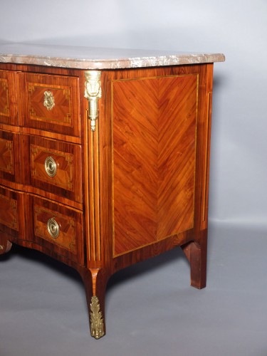 Furniture  - Marquetry chest of drawers, Transition period