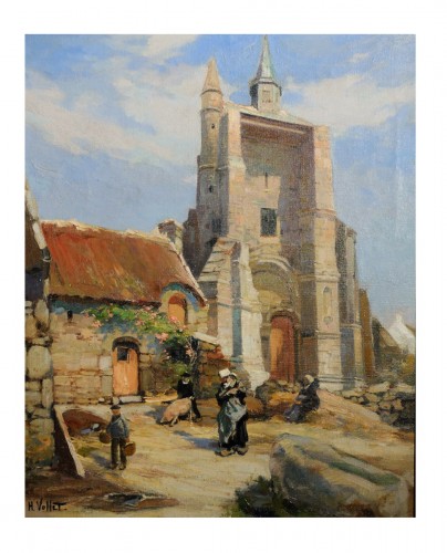Henri Vollet - "Church of Sainte Avoye - 1932" 