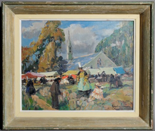 The Pardon Of Clarity In Combrit - Emile Simon (1890-1976) - Paintings & Drawings Style 