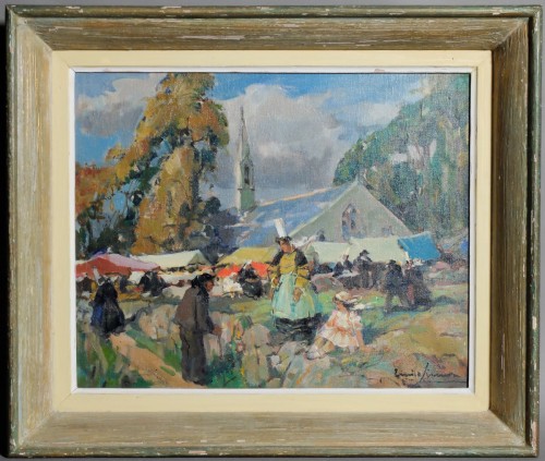 The Pardon Of Clarity In Combrit - Emile Simon (1890-1976) - Paintings & Drawings Style 