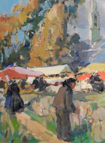 Paintings & Drawings  - The Pardon Of Clarity In Combrit - Emile Simon (1890-1976)