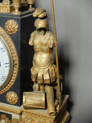 Important Louis XVI period clock with the profile of Lafayette - Louis XVI