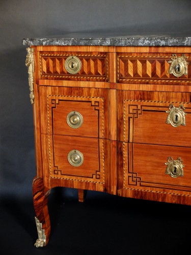 Commode d'époque Transition estampillée J.G.T. SAR - Mobilier Style Transition