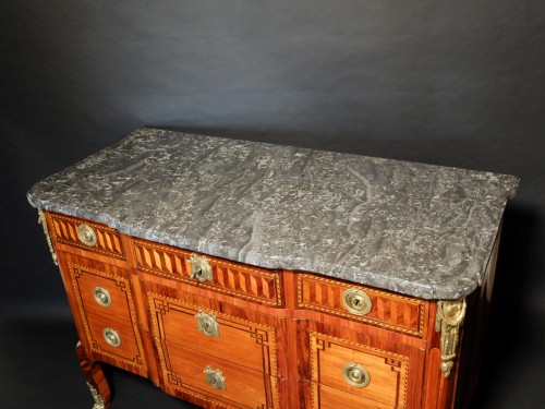 Antiquités - Commode d'époque Transition estampillée J.G.T. SAR