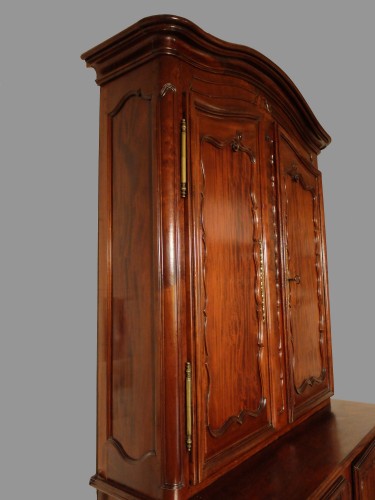 18th century - Nantes Buffet In Solid Mahogany, Louis XV Period 